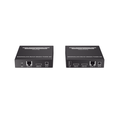 EPCOM TITANIUM - Kit Extensor KVM (HDMI y USB) hasta 120 metros | Transmite el Video y Controla tu DVR vía USB a distancia | Soporta resolución 4K @60Hz | Cat 6, 6a y 7 | Salida Loop en el Tx para visualización local