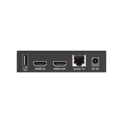 EPCOM TITANIUM - Kit Extensor KVM (HDMI y USB) hasta 120 metros | Transmite el Video y Controla tu DVR vía USB a distancia | Soporta resolución 4K @60Hz | Cat 6, 6a y 7 | Salida Loop en el Tx para visualización local