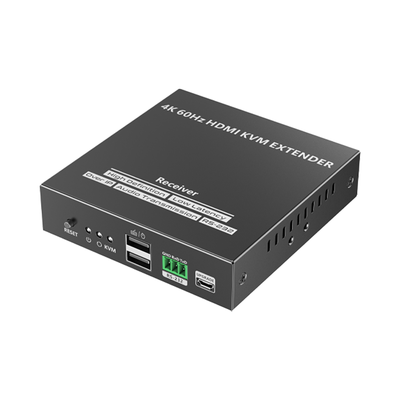 EPCOM TITANIUM - Receptor Compatible para Kit TT582-KVM |4K @60Hz | Cat 6, 6a y 7 |  hasta 150 metros | Transmite el Video y Controla tu DVR vía USB a distancia