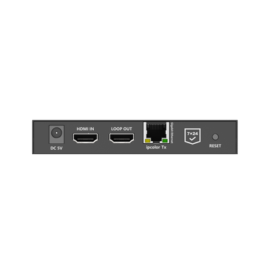EPCOM TITANIUM - KIT EXTENSOR HDMI 4K@60HZ sobre IP GIGABIT / IPCOLOR / 100m en Conexión Uno a Uno /  Salida Loop / IR Bi-Direccional / RS232 / ARC / CERO LATENCIA / Soporta conexión Uno a Muchos/Switch en Cascada