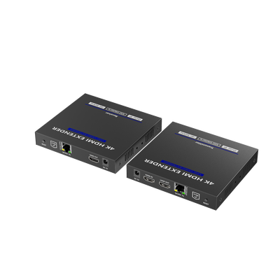 EPCOM TITANIUM - KIT EXTENSOR HDMI 4K@60HZ sobre IP GIGABIT / IPCOLOR / 100m en Conexión Uno a Uno /  Salida Loop / IR Bi-Direccional / RS232 / ARC / CERO LATENCIA / Soporta conexión Uno a Muchos/Switch en Cascada