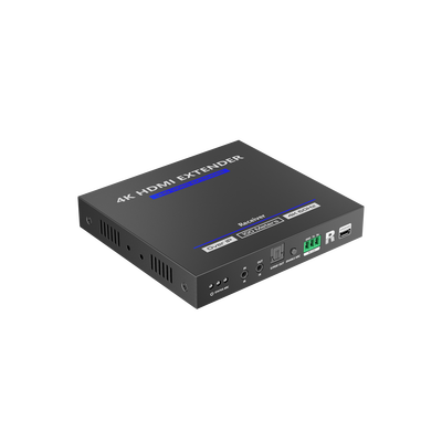 EPCOM TITANIUM - Receptor Compatible para Kits TT592 / Resolución 4K@60Hz / Cat 5e/6 / Distancia de 100 m / IPCOLOR / Control IR /  Cero Latencia / Compatible con Switch Gigabit.