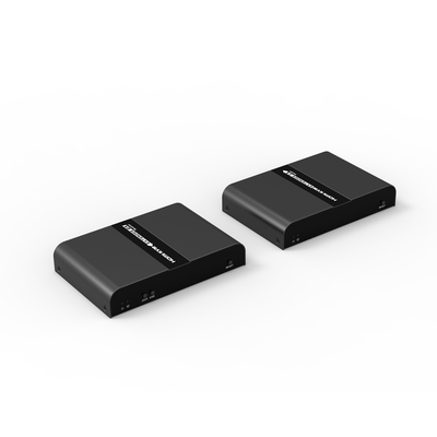 EPCOM TITANIUM - Kit extensor KVM (HDMI y USB 2.0) hasta 100 metros / Resolución 4K @ 30 Hz / Cat 6/6A/7 / CERO LATENCIA / Salida Loop / Soporta Switch Gigabit para control KVM múltiple / Soporta hasta 253