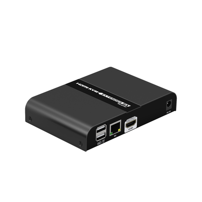 EPCOM TITANIUM - Receptor Compatible para Kits TT671KVM / Resolución 4K@30Hz / Cat 6/6A/7 / Distancia de 100 m / IPCOLOR /  Cero Latencia / Control IR / Compatible con Switch Gigabit para control KVM múltiple.