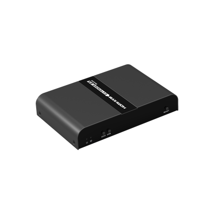 EPCOM TITANIUM - Receptor Compatible para Kits TT671KVM / Resolución 4K@30Hz / Cat 6/6A/7 / Distancia de 100 m / IPCOLOR /  Cero Latencia / Control IR / Compatible con Switch Gigabit para control KVM múltiple.