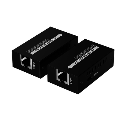 EPCOM TITANIUM -  Kit extensor HDMI de tamaño mini | 4K60Hz a  60 metros | Solo requiere alimentación TX |  Sobre CAT6/CAT6A/CAT7 |