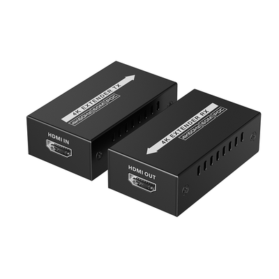 EPCOM TITANIUM -  Kit extensor HDMI de tamaño mini | 4K60Hz a  60 metros | Solo requiere alimentación TX |  Sobre CAT6/CAT6A/CAT7 |