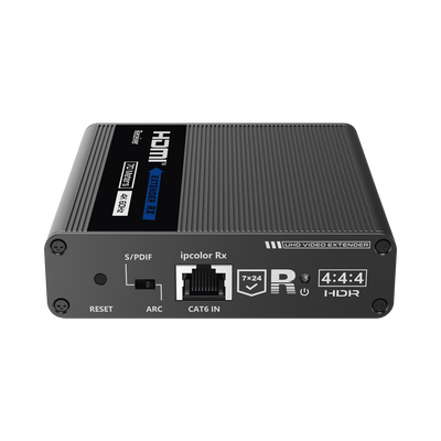 EPCOM TITANIUM - Receptor Compatible para Kits TT- 676 / 4K@60Hz con IR / Distancia de 70 Metros / Conexión en Cascada de hasta 10 Receptores con TT676.