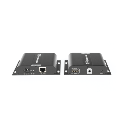 EPCOM TITANIUM - Kit Extensor HDMI para distancias de 120 metros / Resolución 4K @ 30Hz / Cat 5e/6 / Soporta conexión Uno a Uno y Uno a Muchos / Hasta 253 Rx / HDbitT / Soporta control remoto del equipo fuente.