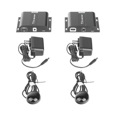EPCOM TITANIUM - Kit Extensor HDMI para distancias de 120 metros / Resolución 4K @ 30Hz / Cat 6 / Soporta conexión Uno a Uno y Uno a Muchos / Soporta hasta 253 Rx / Baja Latencia / Uso 24/7 / Soporta HDbitT / Compatible con Switch Gigabit