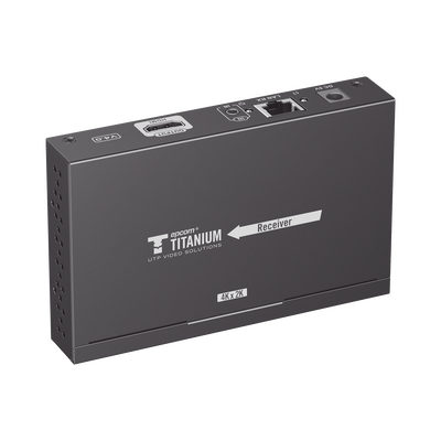 EPCOM TITANIUM - Receptor Compatible para Kit Matricial TT-683-MATRIX-4.0 / Resolución 4K@30Hz / Cat6 / Control IR / Compatible con Switch IGMP (Solo para transmisor versión 4.0).