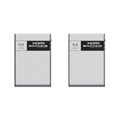 EPCOM TITANIUM - Kit Extensor Inalambrico de HDMI (Cero Cables) / Soporta 4K a 30 Metros de Distancia / Cero Latencia / 60 G / Libre de Interferencias y Seguridad Estable / Multiples Usos