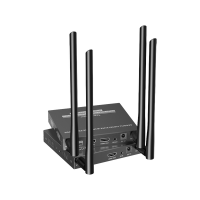 EPCOM TITANIUM - Kit Extensor Inalámbrico | 4K@60Hz | Transmisión hasta 50m | Transferencia IR | Emparejamiento SSID