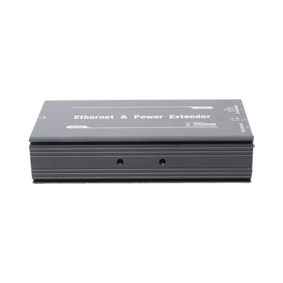 EPCOM TITANIUM - (POE 600 METROS) Receptor para Extensor PoE TT-8001TPOE / 1 Puerto  para recepción de video y alimentación (PoE) / IDEAL PARA DOMOS Y CAMARAS IP / Conexión en Cascada / Soporta PTZ´s de 60 W / Soporta IEEE802.3af/at