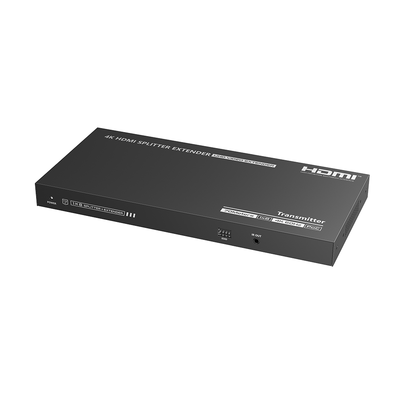 EPCOM TITANIUM - Kit Divisor y Extensor HDMI | 1x8 | Hasta 70 m |Resolución 4K @ 60 Hz |  Cat 6/6a/7 | IPCOLOR | CERO LATENCIA | Puerto S/PDIF | EDID | RS232 | Salida Loop / PoC