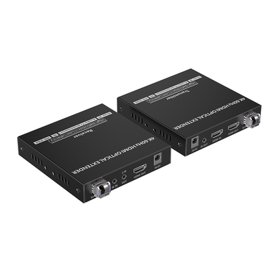 EPCOM TITANIUM - Kit extensor por fibra óptica | Hasta 40 kilómetros|  4K@60Hz | con IR | RS232