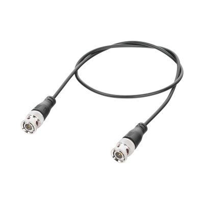 EPCOM TITANIUM - Cable Coaxial Armado con Conector BNC (Video) / Longitud de 0.6 Metros (1.97 Pies) / Optimizado para Cámaras 4K / Uso en Interior
