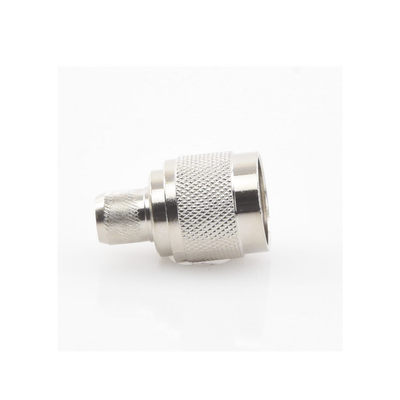 EPCOM TITANIUM - Conector N Macho para 75 Ohm de Anillo Plegable para cable RG-11, Niquel /Oro /Teflón.