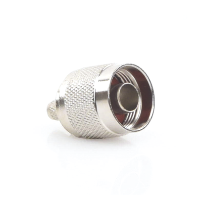 EPCOM TITANIUM - Conector N Macho para 75 Ohm de Anillo Plegable para Cable RG-59, Niquel/Oro/Teflón