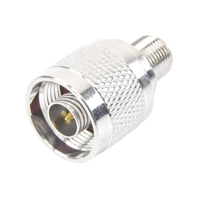 EPCOM TITANIUM - Adaptador N Macho a F Hembra , Niquel/ Oro/ Teflón,