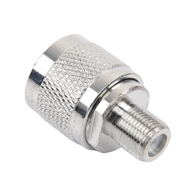 EPCOM TITANIUM - Adaptador N Macho a F Hembra , Niquel/ Oro/ Teflón,