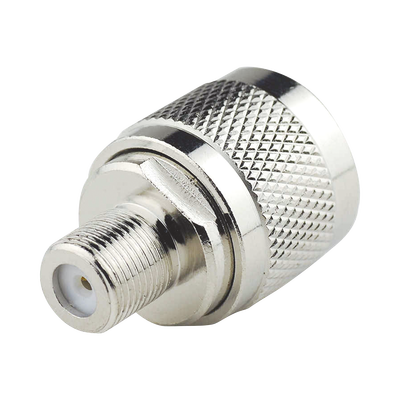 EPCOM TITANIUM - Adaptador N Macho a F Hembra , Niquel/ Oro/ Teflón,