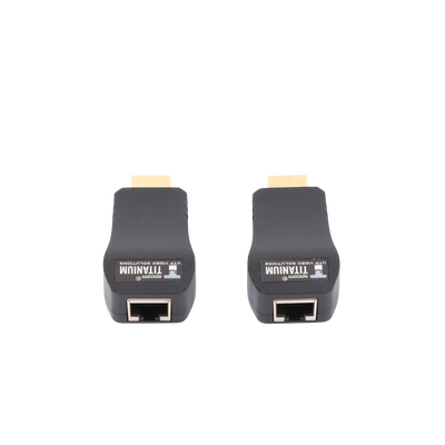 EPCOM TITANIUM - Kit Extensor 25m convertidor Señal HDMI a UTP (Cat5e/Cat 6)  / Calidad PREMIUM