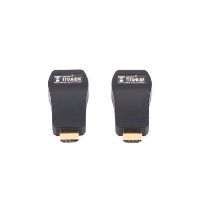 EPCOM TITANIUM - Kit Extensor 25m convertidor Señal HDMI a UTP (Cat5e/Cat 6)  / Calidad PREMIUM