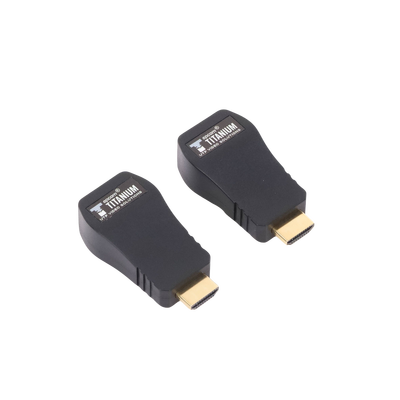 EPCOM TITANIUM - Kit Extensor 25m convertidor Señal HDMI a UTP (Cat5e/Cat 6)  / Calidad PREMIUM