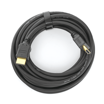 EPCOM POWERLINE - Cable HDMI de 5 Metros (16.40 pies) (High Speed) / Resolución 4K / Soporta Canal de Retorno de Audio (ARC)/ Soporta 3D / Blindado para Reducir Interferencia / Chapado en Oro / Alta Resistencia y Durabilidad.