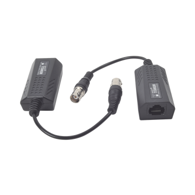 EPCOM TITANIUM - Kit EXTENSOR IP por cable CABLE COAXIAL para distancias de HASTA 200 m / REUTILIZA EL CABLEADO EXISTENTE PARA CONECTAR CÁMARAS IP / No Requiere Energía / Transmisión en Tiempo Real / Protección Contra Sobretensiones Incorporada