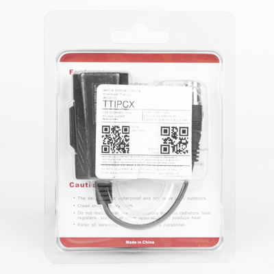 EPCOM TITANIUM - Kit EXTENSOR IP por cable CABLE COAXIAL para distancias de HASTA 200 m / REUTILIZA EL CABLEADO EXISTENTE PARA CONECTAR CÁMARAS IP / No Requiere Energía / Transmisión en Tiempo Real / Protección Contra Sobretensiones Incorporada
