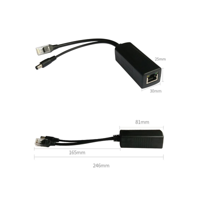 EPCOM POWERLINE - Cable divisor PoE pasivo de 48-55 Vcc @ 12 Vcc, 2 A. Aplicaciones como adaptar micrófonos en cámaras IP