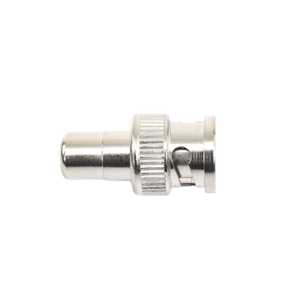 EPCOM TITANIUM - Adaptador en Línea para 75 Ohm, de Conector BNC Macho a RCA Hembra en Aplicaciones de Audio-Video para Cámaras, Monitores y DVR's.