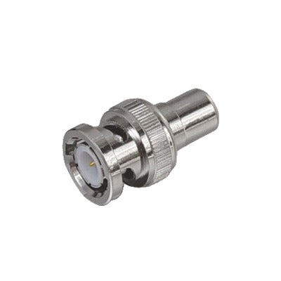 EPCOM TITANIUM - Adaptador en Línea para 75 Ohm, de Conector BNC Macho a RCA Hembra en Aplicaciones de Audio-Video para Cámaras, Monitores y DVR's.