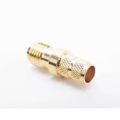 EPCOM TITANIUM -  Conector SMA Hembra Inverso de Anillo Plegable para Cable RG-8/X, 9258, LMR-240, LMR-240UF,  LMR-LW240, Oro/Oro/Teflón.
