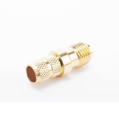 EPCOM TITANIUM -  Conector SMA Hembra Inverso de Anillo Plegable para Cable RG-8/X, 9258, LMR-240, LMR-240UF,  LMR-LW240, Oro/Oro/Teflón.