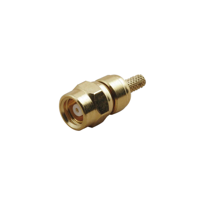 EPCOM TITANIUM - Conector SMC Macho de Anillo Plegable para cables RG-58/U LMR-195, RG-142/U.