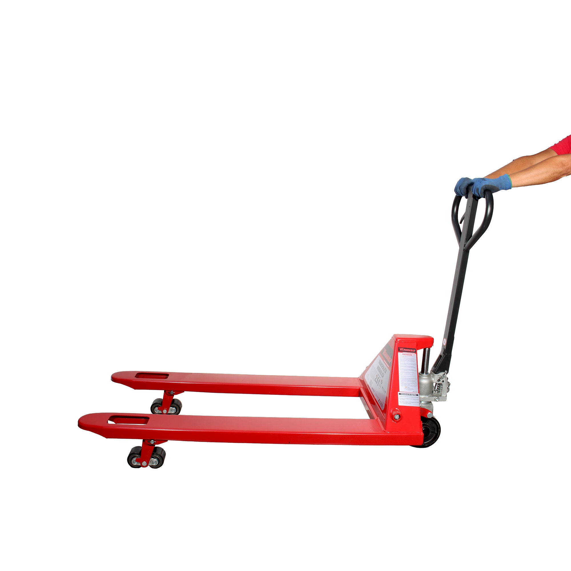 Transpaleta hidráulica sistema tándem (2.5 ton)