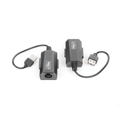 EPCOM TITANIUM - Kit extensor USB por cable UTP Cat 5 / 5e / 6 para Distancias de Hasta 50 Metros / Versión 2.0