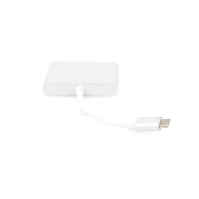 EPCOM POWERLINE - Adaptador Multipuerto USB-C 3.1 A HDMI 4K / USB 3.0 / USB – C /  Alta Velocidad de Transmisión de Datos / Admite Carga Rápida (PD) en el Puerto USB – C