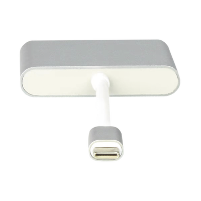 EPCOM POWERLINE - Adaptador Multipuerto USB-C 3.1 A HDMI 4K / USB 3.0 / USB – C /  Alta Velocidad de Transmisión de Datos / Admite Carga Rápida (PD) en el Puerto USB – C
