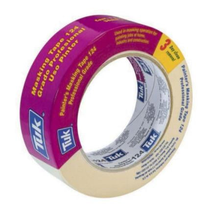TUK - Cinta Adhesiva Tuk Masking Tape 124 Grado Profesional 36mmx50m Pieza