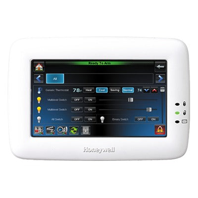 HONEYWELL - Teclado Sensible al Tacto con ZWave para paneles de alarma VISTA compatibles
