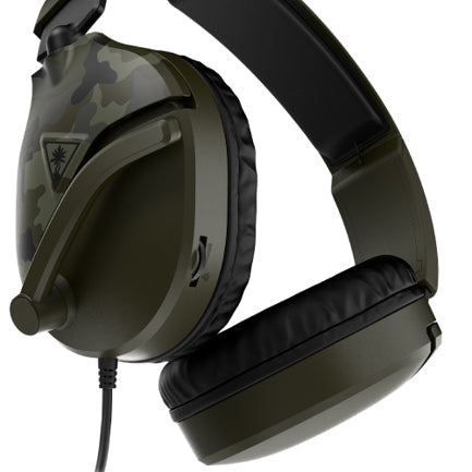 TURTLE BEACH - Audífonos Turtle Beach EarForce Recon 70 Diadema Alámbrico 3.5mm Cable 1.2m PlayStation Verde Camuflaje