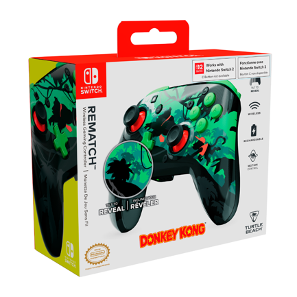TURTLE BEACH - Control de Juego Inalámbrico Turtle Beach Rematch Donkey Kong para Nintendo Switch