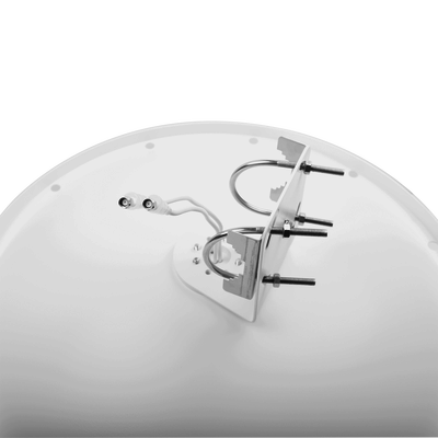 TXPRO - Antena Direccional con Frecuencia Extendida / 4.8 - 6.5 GHz / 28 dBi /  Jumper incluido con conector  SMA-Macho Inverso / Polaridad en 90º y 45º / Montaje incluido para torre o mástil