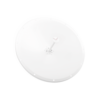 TXPRO - Antena Direccional con Frecuencia Extendida / 4.8 - 6.5 GHz / 28 dBi /  Jumper incluido con conector  SMA-Macho Inverso / Polaridad en 90º y 45º / Montaje incluido para torre o mástil