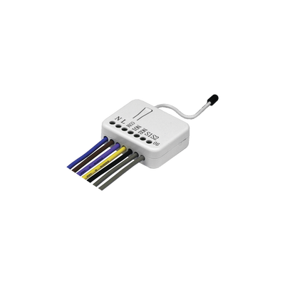 SFIRE - Modulo de relevador contacto seco con tecnologia inalambrica Z-WAVE, compatible con HUB HC7, panel de alarma L5210, L7000, Total Connect  y Alarm.Com