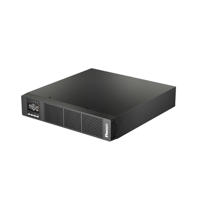 PANDUIT - UPS SmartZone de 1000 VA/1000 W, Online Doble Conversión, Entrada 120 Vca NEMA 5-15P, Onda Senoidal Pura, 2 UR, Con 6 Tomas NEMA 5-15R, Incluye Tarjeta de Red y Kit de Rieles